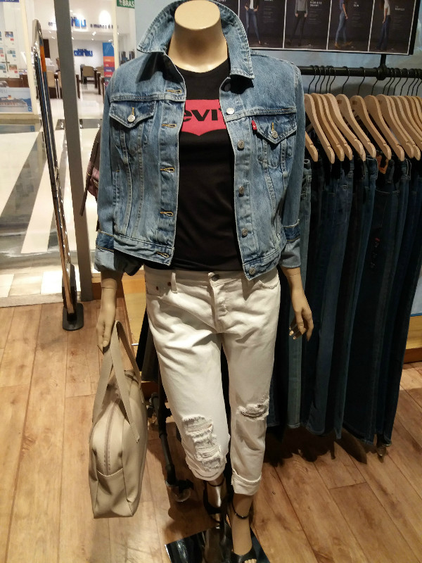 jaqueta jeans levis tradicional