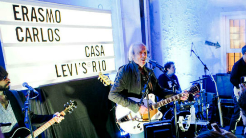 Embalos de sábado à noite: Erasmo Carlos faz show de graça em Botafogo e lota o último dia de Casa Levi's no Rio