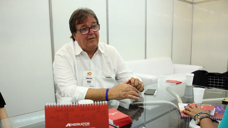 Frederico Pletsch é diretor da Merkator Eventos e Feiras, que organiza a Geronto Fair (Foto: Henrique Fonseca)