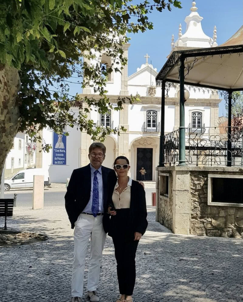 Em Portugal, Edwin e Lucélia Santos voltaram a trabalhar juntos, mais de 40 anos depois de Escrava Isaura (Foto: Arquivo Pessoal)