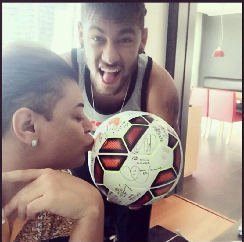 David com Neymar, um de seus melhores amigos (Foto: Reprodução Instagram)