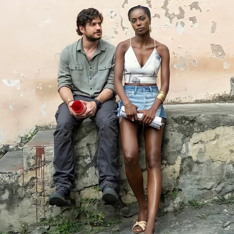 Marco Pigossi e Jessica Córes em 'Cidade Invisível', série da Netflix que é sucesso nacional e já tem a segunda temporada confirmada (Reprodução Instagram)