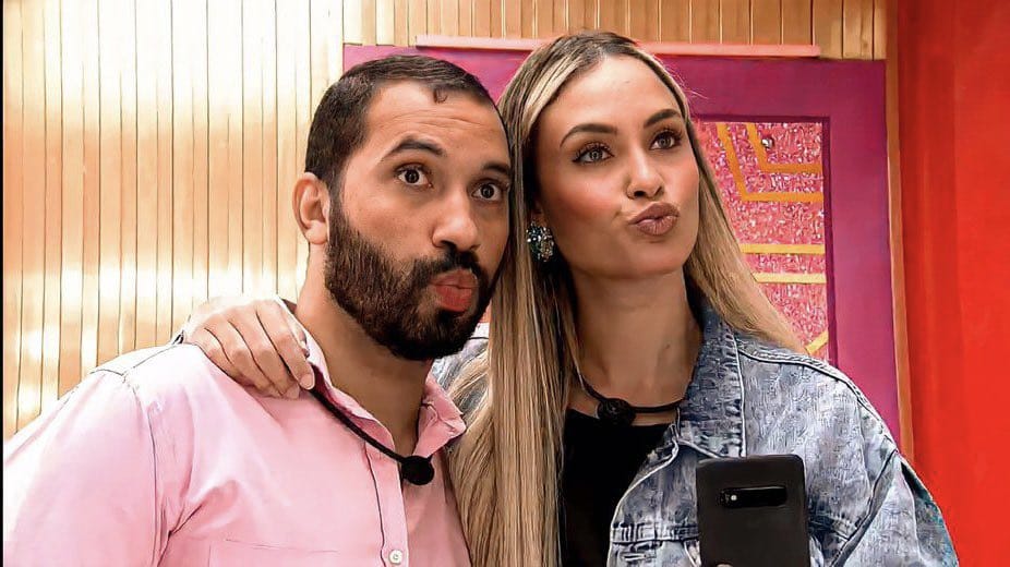 Gil e Sarah, uma das duplas mais fortes no Big Brother Brasil 21 (Divulgação/Globo)