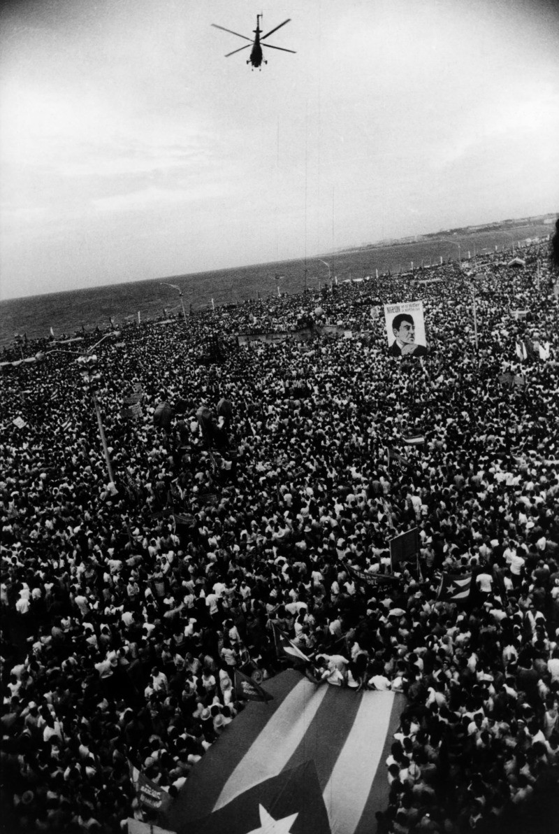 Outra fotografia da exposição gratuita:" la serie Esa bandera. La Habana, 1970" (Foto: José Alberto Figueroa)