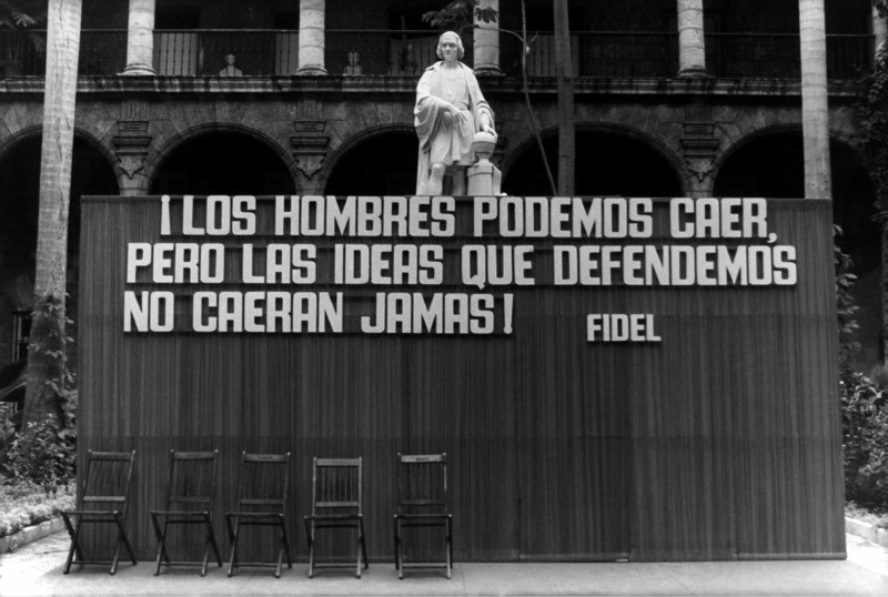 Uma das fotografias de Figueroa expostas na mostra: "Palacio de los Capitanes Generales. La Habana, 1980-81" (Foto: José Alberto Figueroa)