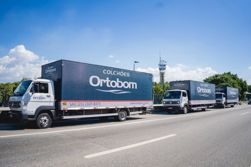 Todas as áreas operacionais da Ortobom organizaram uma grande para entrega de colchões de Norte a Sul do país (Foto: Divulgação)
