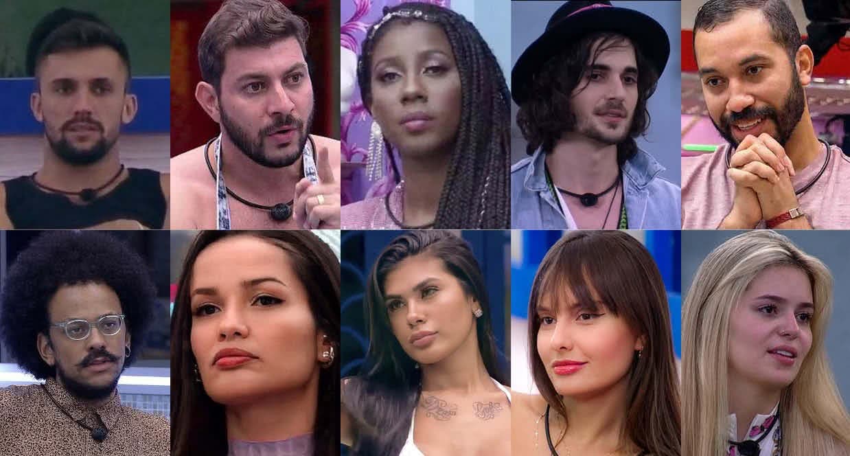 Os participantes que estão no Top 10 do Big Brother Brasil 21: quem vai vencer a atração? (Reprodução)