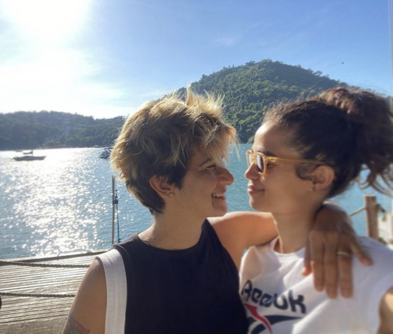 Lan Lanh e Nanda Costa assumiram romance no Dia dos Namorados, em 2018 (Foto: Reprodução Instagram)