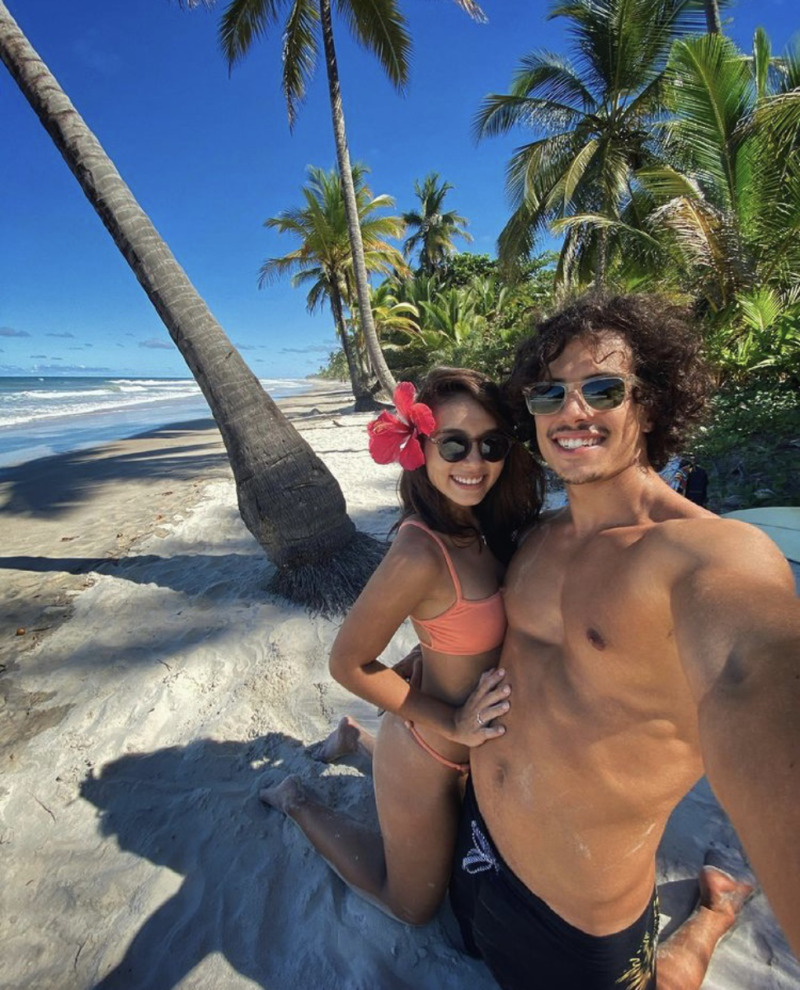 Andressa Robles e o namorado, o ator Luan Argollo (Foto: Reprodução Instagram)
