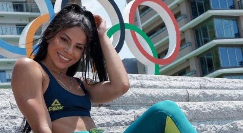 A atleta brasileira de saltos ornamentais Ingrid Oliveira teve o seu nome entre os assuntos mais comentados nas redes sociais, sendo apontada como uma das mulheres mais belas dos Jogos em Tóquio e foi vítima de machismo (Reprodução)