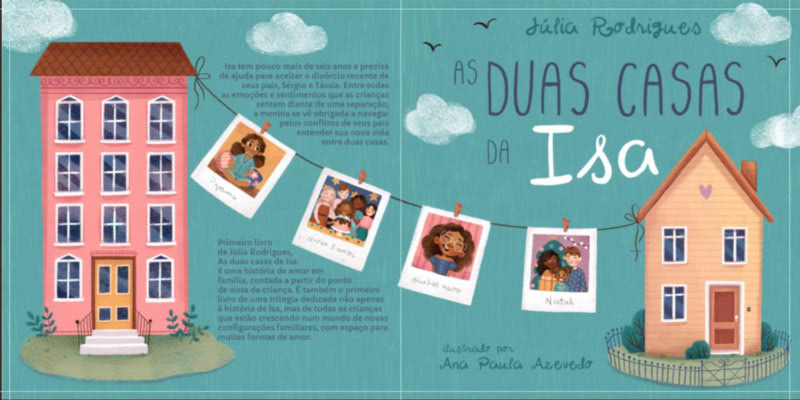 As Duas Casas da Isa é o primeiro livro de Júlia Rodrigues, neta do dramaturgo Nelson Rodrigues