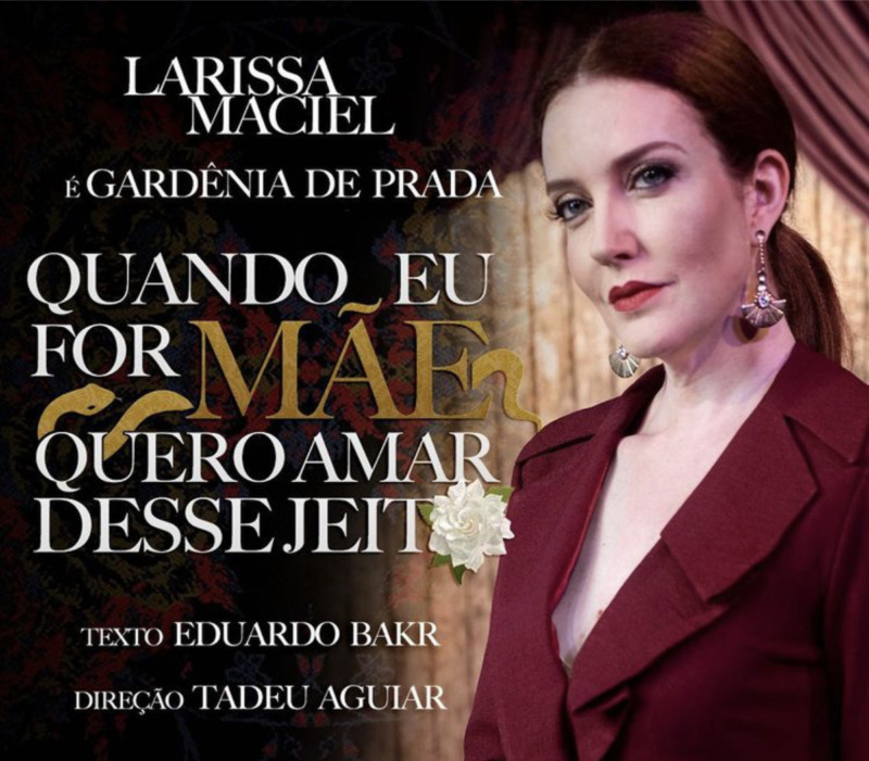 Cartaz do espetáculo que vai ser encenado no Rio de Janeiro até 17 de abril