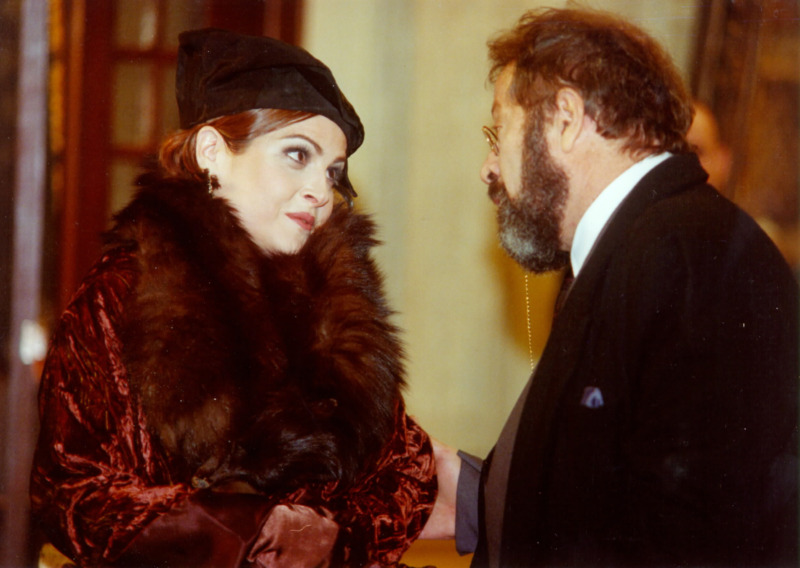Em cena de O Cravo e a Rosa, Drica Moraes com Carlos Vereza, que interpretava seu pai (Foto: Nelson Di Rago/Globo)