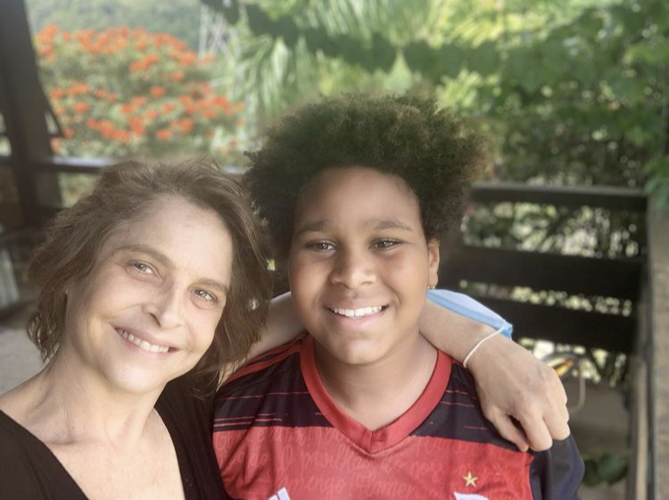 Drica Moraes e o filho Mateus (Foto: Reprodução Instagram)