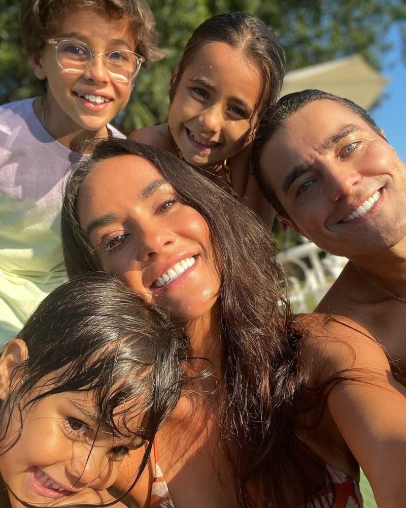 Ricardo Pereira, wife Francisca and children Julieta, Francis and Vicente (reproduction / Instagram)