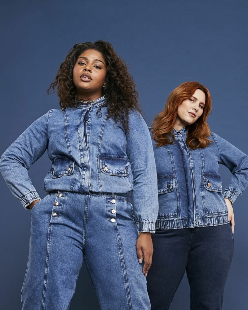 Em coleção jeans premium, a Ashua Curve & Plus Size apresenta modelos por  um mundo mais inclusivo e sustentável - Heloisa Tolipan