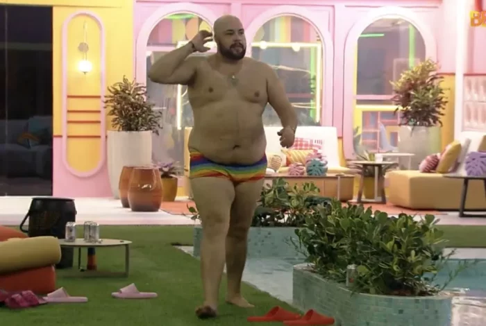 Tiago Abravanel único participante gordo no Big Brother Brasil 22 (Reprodução)