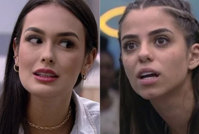 Larissa confronta Key no Jogo da Discórdia (Reprodução/Globo)
