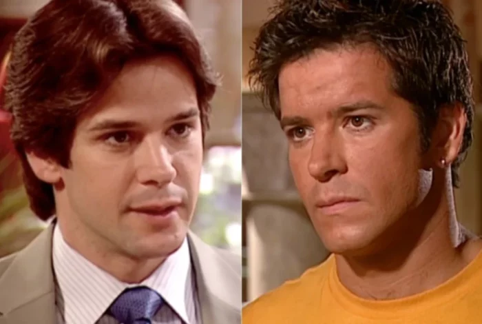 Em "O Clone' Murilo Benício vive três personagens idênticos: dois irmãos gêmeos e um clone (Reprodução/ Globo)