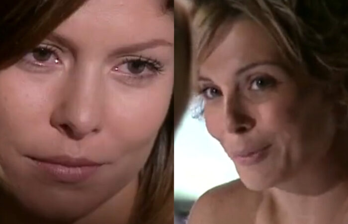 A personagens Eleonora e Jeniffer em 'Senhora do Destino': cenas censuradas em reprise? (Reprodução/Globo)