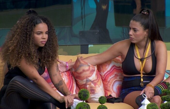 Pitel e Fernanda são amigas e anti-heroínas no BBB24 (Reprodução/Globo)