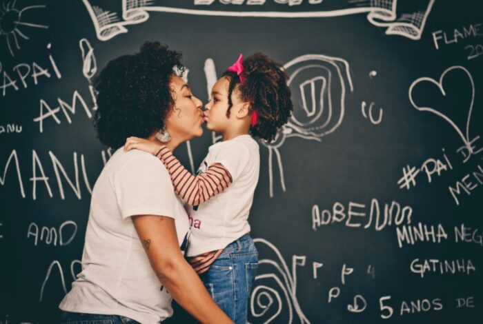 Cíntia e Manu: "Você é minha maior bênção e meu maior orgulho" (Foto: Acervo pessoal)