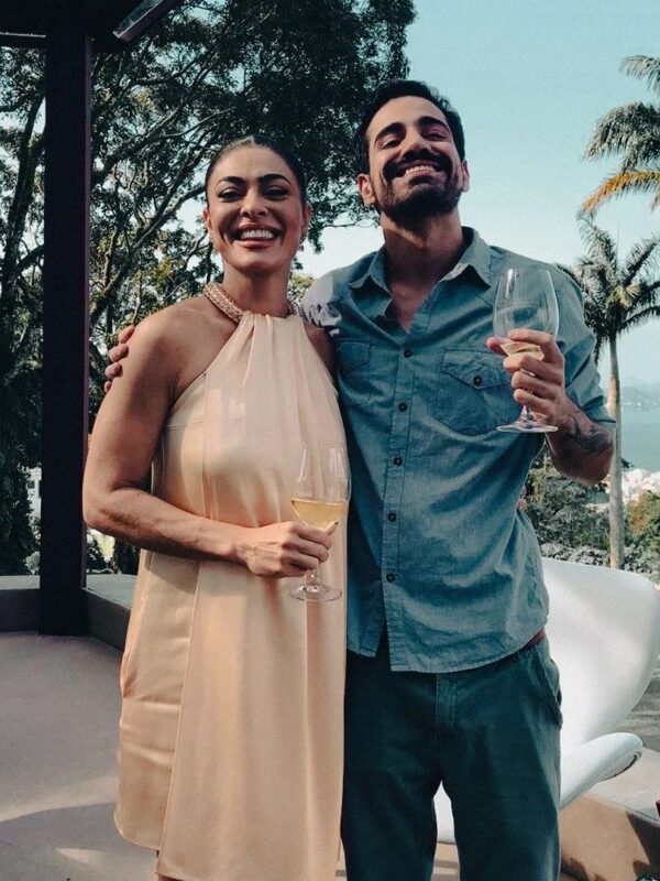 Juliana Paes e Bento Veiga mo lançamento de 'Pedaço de Mim' (Divulgação)