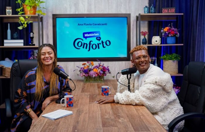 Ana Flavia Cavalcanti recebe Liniker no videocast 'Histórias de Conforto' (Divulgação)