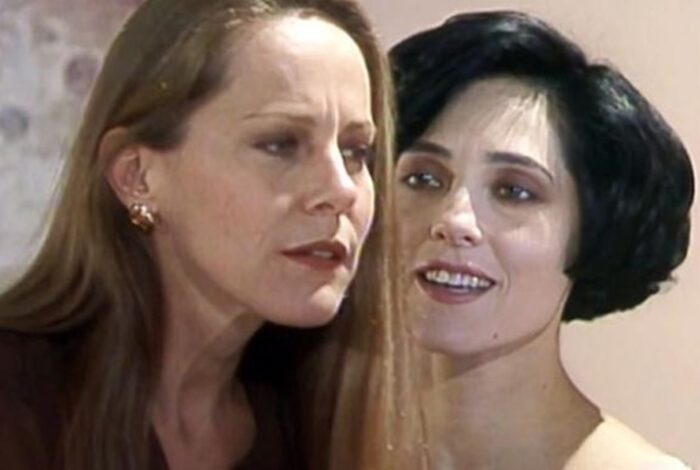 Lucinha Lins e Christiane Torloni na novela 'A Viagem', exibida em 1994 (Reprodução/ Globo)