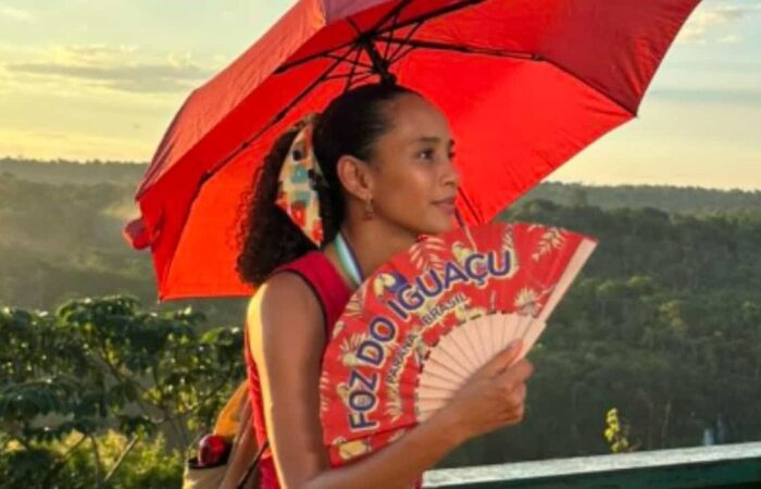 Taís Araújo grava como Raquel em 'Vale Tudo' (Foto: Angela Vieira/Reprodução/Instagram )