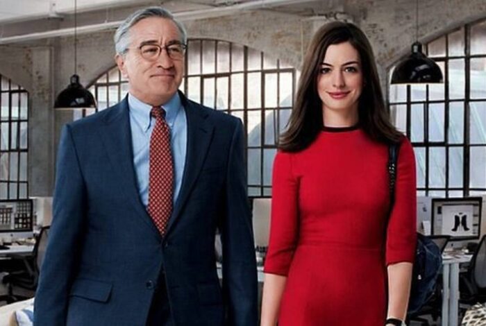 Robert De Niro e Anne Hathaway no filme 'Um senhor estagiário' (Foto: Divulgação)