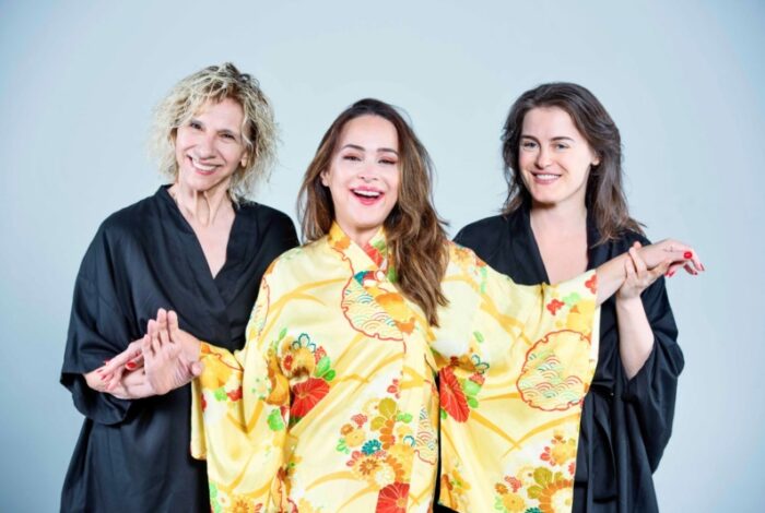 Denise Stocklos, Gabriel Duarte e Alessandra Maestrini falam sobre 'O papel de parede amarelo e EU', primeiro solo de Gabriela (Foto: Priscila Prade)