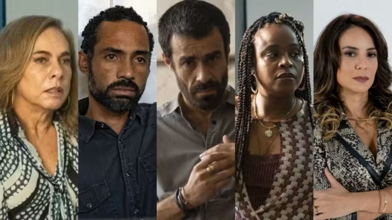 O elenco da quarta temporada de 'A Divisão' (Foto: Divulgação/Globoplay)