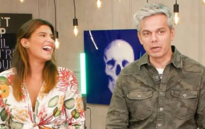 Giulia Costa e Otaviano Costa estão na Band (Foto: Reprodução/Instagram)