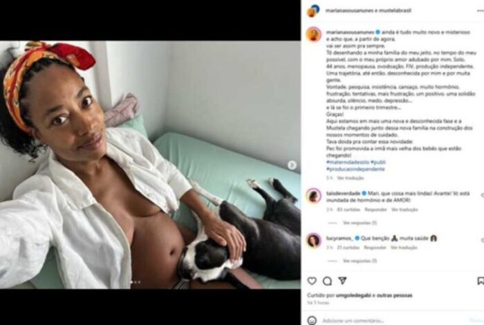 Atriz Mariana Nunes anuncia gravidez solo aos 44 anos através de ovodoação e FIV (Reprodução/Instagram)
