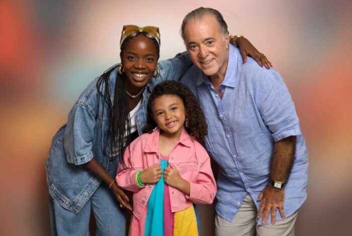 Clara Moneke, a pequena Elis Cabral e Tony Ramos estrelam 'Dona de Mim', a próxima trama das sete (Foto: Divulgação/Globo)