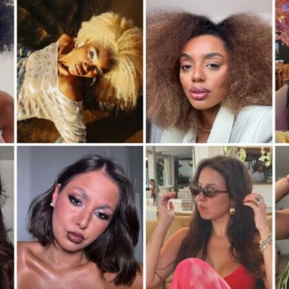 Aos poucos, as influenciadoras Camila Nunes, Luanda Simax, Laila Dias, Yasmin Jacomine, Fernanda Satiko Estefani Barbosa, Luiza Mendes e Karla Lopes estão conquistando o público do nicho de beleza (Reprodução/Instagram)