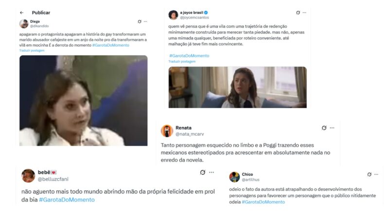 Internautas debocham das atuais narrativas de "Garota do Momento" nas redes (Reprodução/X)