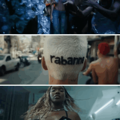 Clipe da campanha nova de verão da Rabanne, que destaca o Rio de Janeiro, o funk e a favela, despertou sentimentos mistos nos internautas (Reprodução/Instagram)
