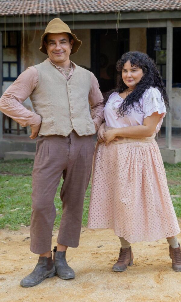 Anderson Di Rizzi e Castorine farão par romântico em 'Êta Mundo Melhor!' (Divulgação/Globo)