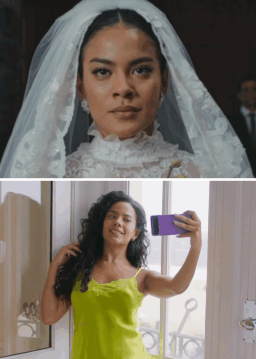 A personagem Maria de Fátima, vivida por Bella Campos, faz bastante sucesso entre o público (Reprodução/TV Globo)