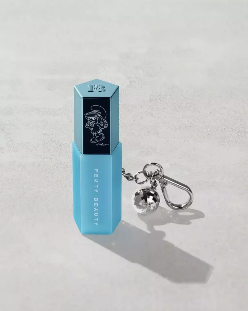 Gloss de sucesso da Fenty Beauty, marca de maquiagem de Rihanna, que inaugurou a febre dos cosméticos em chaveiro (Reprodução/Instagram)
