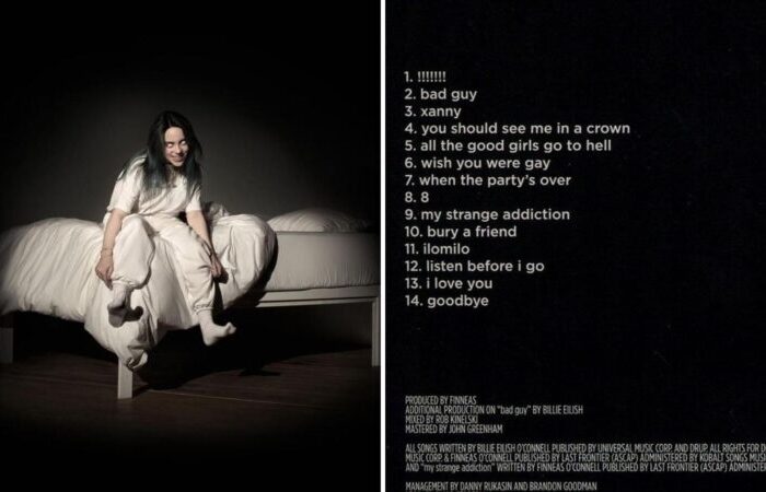 Inúmeras canções de Billie Eilish, estrela pop da Gen Z, têm nomes totalmente minúsculos (Divulgação)