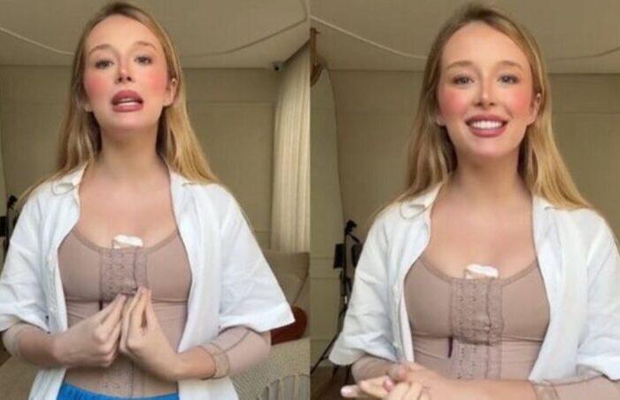 Duda Reis passou por uma série de cirurgias após o nascimento da filha, Aurora (Reprodução/Instagram)
