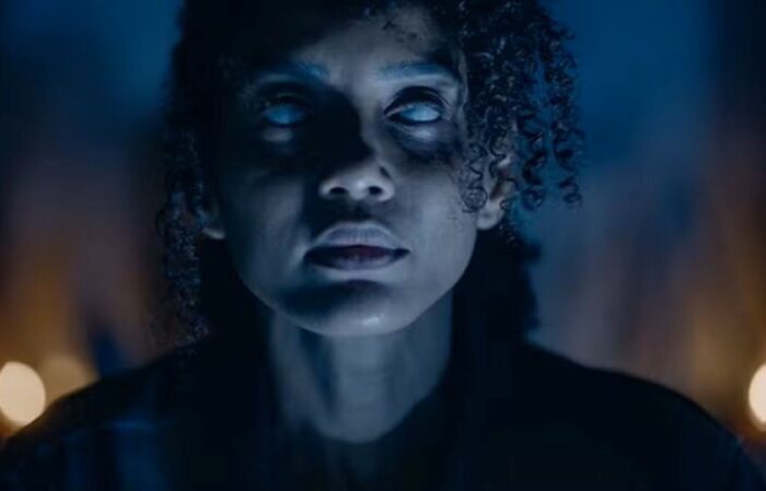A atriz experimenta o gênero terror em 'Reencarne' (Imagem: Frame/globoplay)