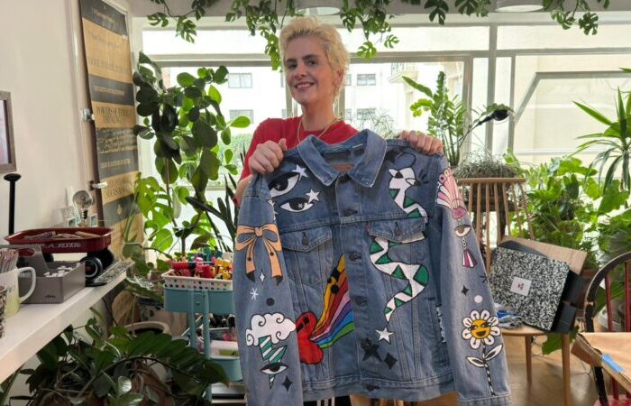 Crunchyroll e Levi's convidaram a artista Ana Strumpf a customizar jaquetas a partir da estética do anime