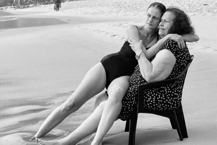 Denise Fraga e sua mãe, Wilma, que partiu em janeiro deste ano (Foto: Reprodução/Instagram)