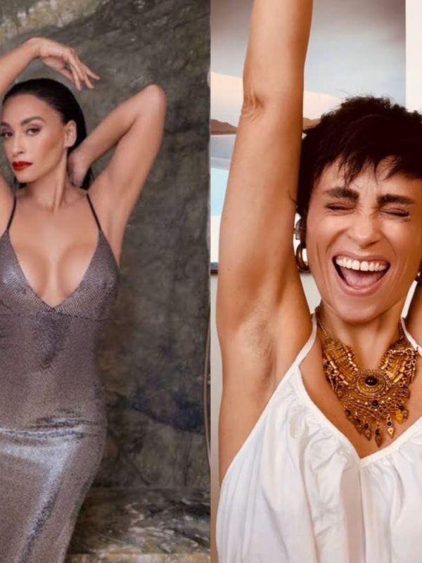 Antes e depois de Suzana Pires, que também fez o explante de silicone (Foto: Reprodução / Instagram)