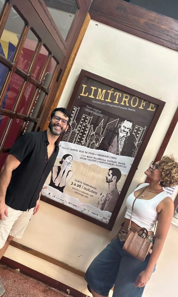 Raphael Najan e Barbara Reis dão seguimento em 2026 ao projeto autoral 'Limítrofe' no teatro (Foto: Acervo pessoal)