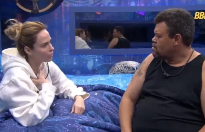 Ana Paula Renault e Babu Santana: veteranos e aliados no BBB26 (Foto: Reprodução/Globo)
